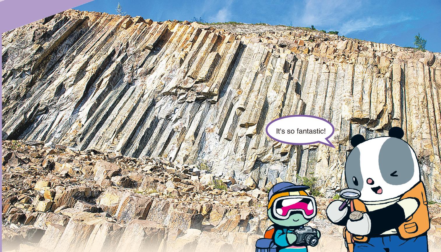 Talk of the town : Hexagonal volcanic rock columns