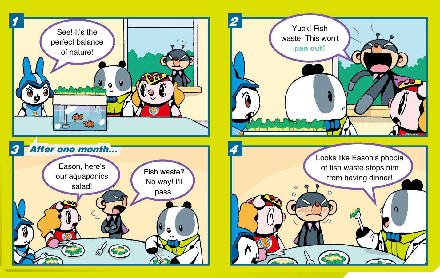 Comic : Sustainable farming innovations
