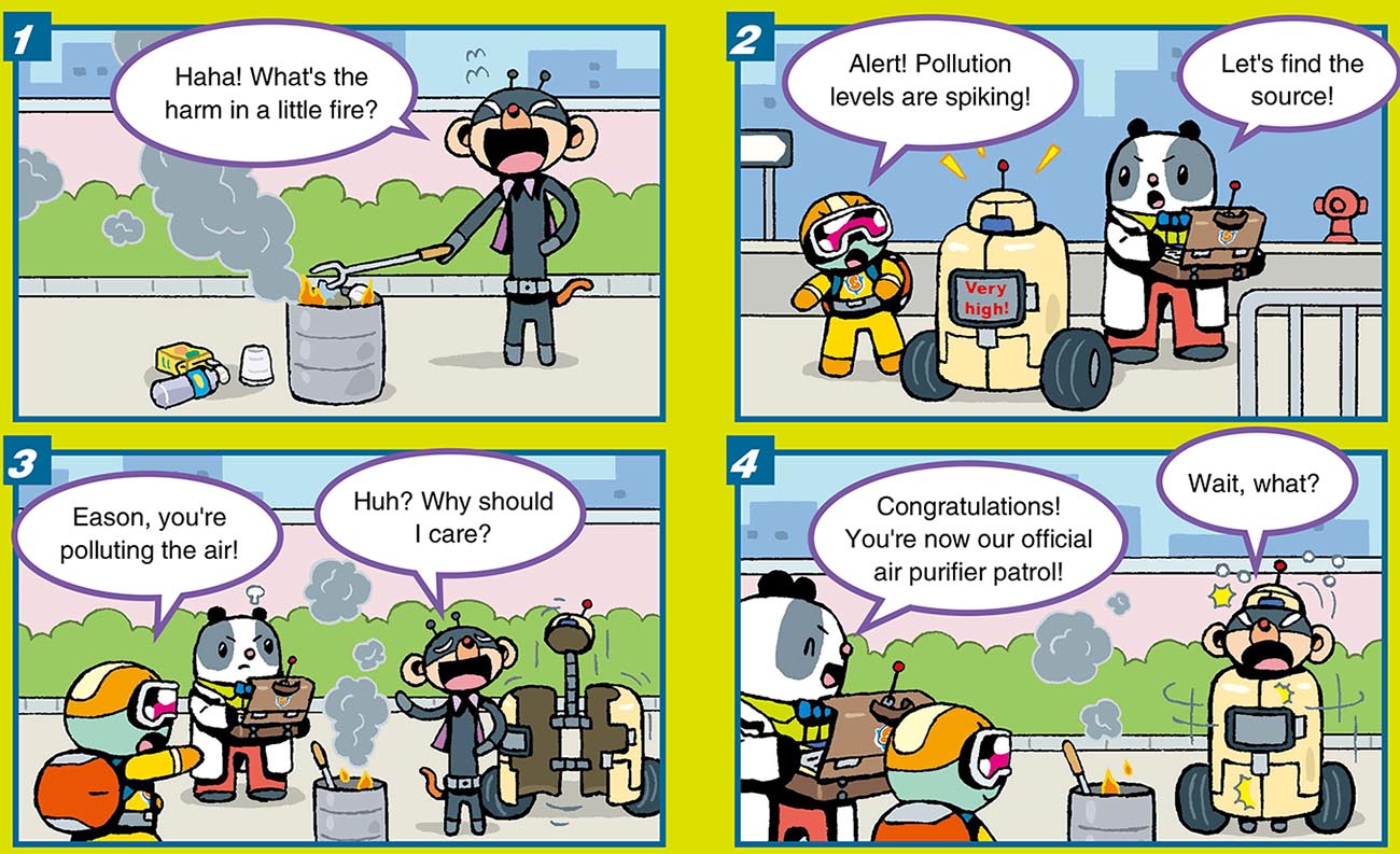 ComicGCombating air pollution