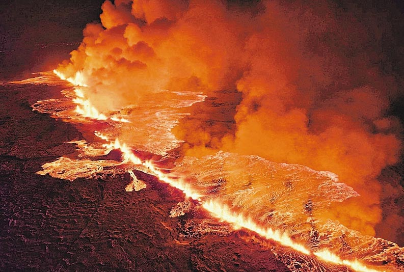 Talk of the townGVolcanic eruption
